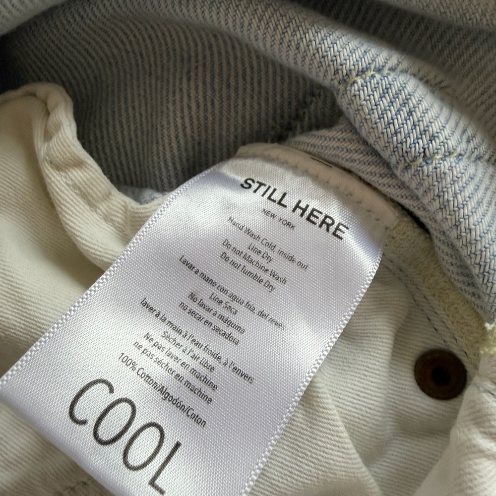 Still Here - Cool Light Blue Wide Leg Jeans - Picture 4 of 10